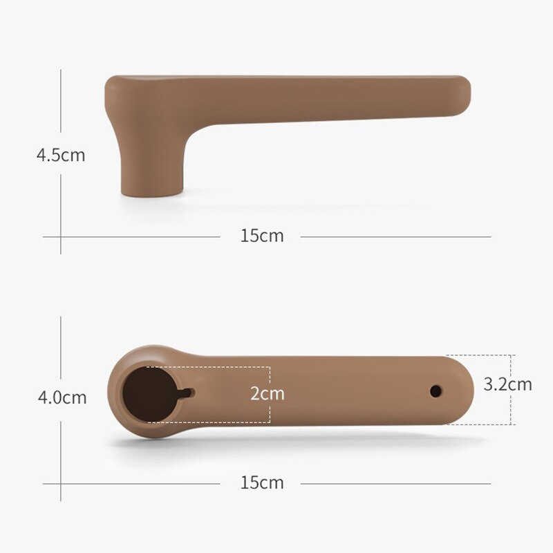 2 ks silikónové rukávy na kľučku dverí, kryt na detské detské kľučky, ochrana proti kolízii, rukavice na kľučky, chránič nábytku, príslušenstvo
