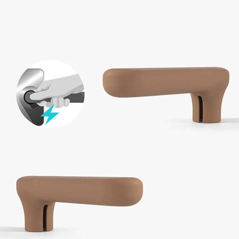 2 ks silikónové rukávy na kľučku dverí, kryt na detské detské kľučky, ochrana proti kolízii, rukavice na kľučky, chránič nábytku, príslušenstvo