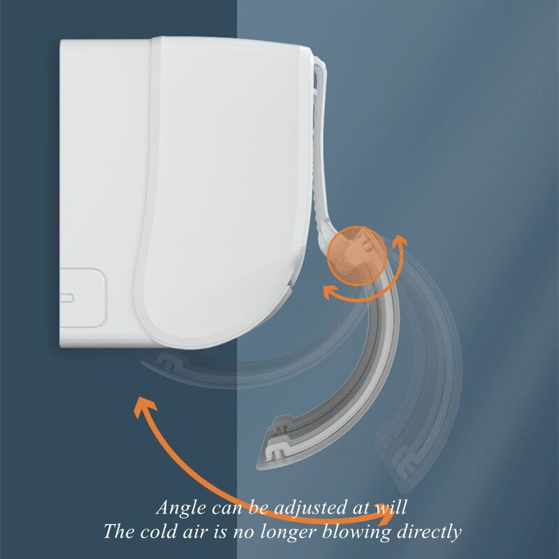Nastaviteľný deflektor vetra pre klimatizáciu na zavesenie v domácnosti, kryt klimatizácie, čelné sklo, domácnosť, proti priamemu fúkaniu