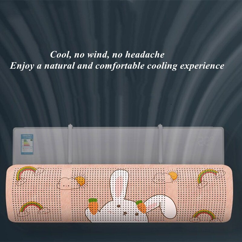 Nastaviteľný deflektor vetra pre klimatizáciu na zavesenie v domácnosti, kryt klimatizácie, čelné sklo, domácnosť, proti priamemu fúkaniu