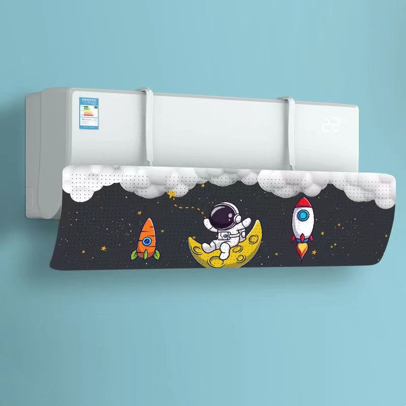 Nastaviteľný deflektor vetra pre klimatizáciu na zavesenie v domácnosti, kryt klimatizácie, čelné sklo, domácnosť, proti priamemu fúkaniu