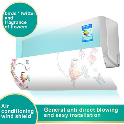 Nezasúvateľné čelné sklo klimatizácie, zavesné do interiéru, všeobecné letné a zimné praktické čelné sklo klimatizácie