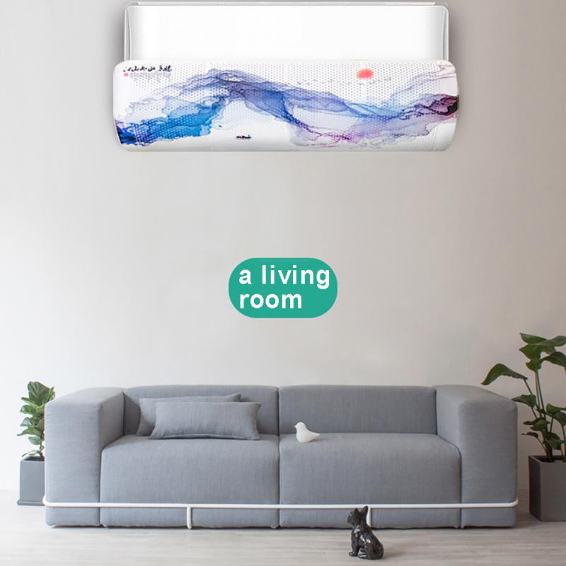 Nezasúvateľné čelné sklo klimatizácie, zavesné do interiéru, všeobecné letné a zimné praktické čelné sklo klimatizácie