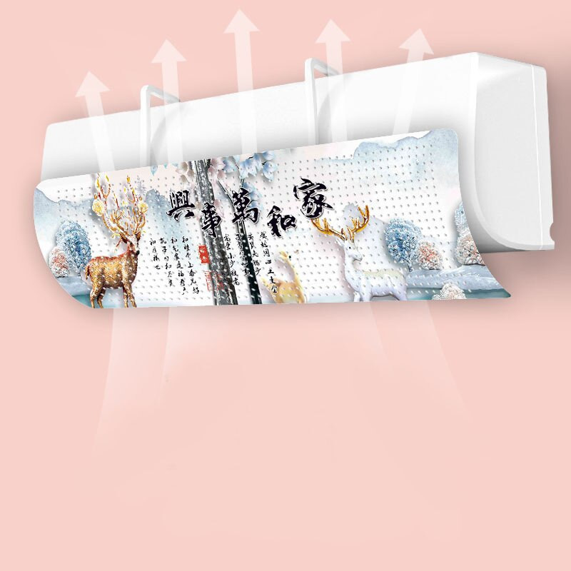 Falra szerelhető szélterelő légkondicionálás ingyenes lyukasztás elleni légkondicionálás szerszámok csecsemők légkondicionáló burkolata