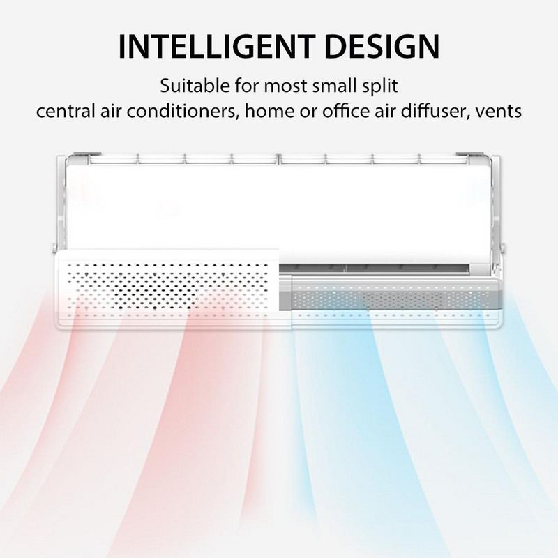Deflector de vânt pentru aparatul de aer condiționat cu filtru anti-vânt direct pentru casă Deflector reglabil de ac Deflector Ar Condicionado
