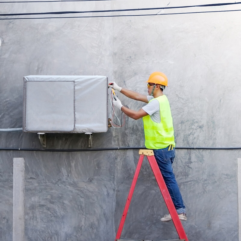 Vihmakindel kliimaseadme kate Veekindel kliimaseadme kattepadi välisseadmete jaoks Kaitsev välisakna võrgusilma kate