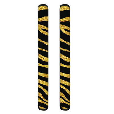 TOADDMOS Zebra Printed šaldytuvo durelių rankenų dangteliai Virtuvės orkaitės durelių rankenėlė Pirštinės šaldytuvo apsauga nuo pirštų atspaudų