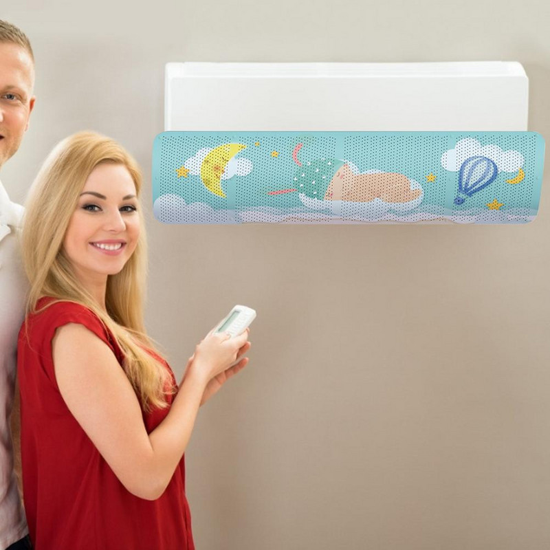 Kryt deflektora klimatizácie pre domácnosť, čelné sklo klimatizácie, deflektor čelného skla proti priamemu fúkaniu vzduchu