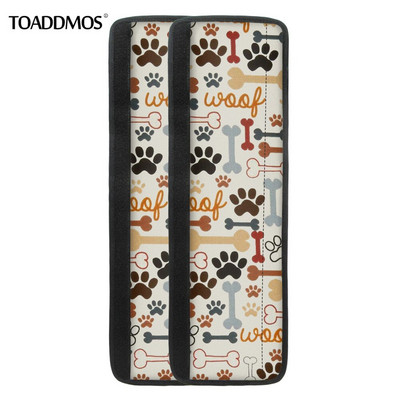 TOADDMOS Cute Bone Dog Paw Print Hűtőszekrény Védő Hűtőszekrény Ajtó Fogantyú Védő Háztartási Kiegészítők Konyhai gépek