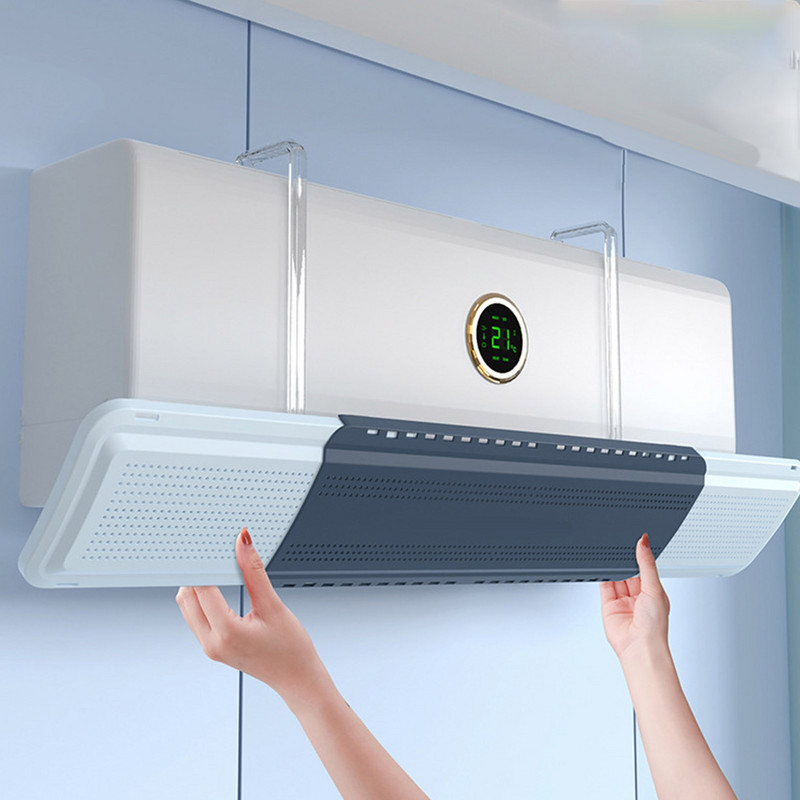 Výsuvný deflektor klimatizácie, výstupný vzduchový krídelko, studená prepážka, doska proti priamemu fúkaniu, kryt smeru vetra