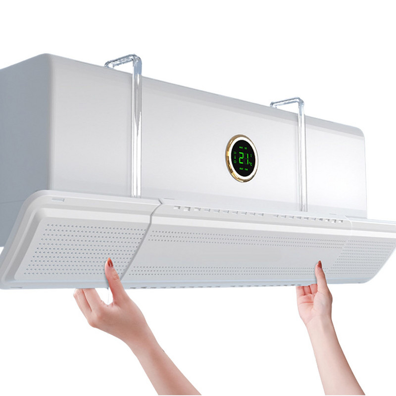 Výsuvný deflektor klimatizácie, výstupný vzduchový krídelko, studená prepážka, doska proti priamemu fúkaniu, kryt smeru vetra