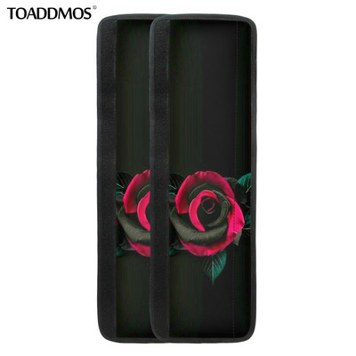 TOADDMOS Elegantný ružový vzor Chránič kľučky dverí chladničky Kryt kľučky chladničky Podložka do kľučky dverí Domáce kuchynské doplnky