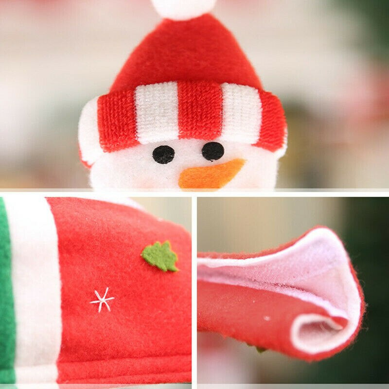 3kom/lot Navlake za ručke Božićni snjegović Božić Hladnjak Mikrovalna pećnica Poklopac ručke na vratima Zaštitne navlake Dodaci za dom