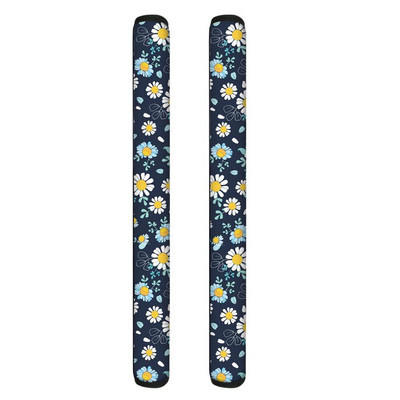 TOADDMOS Potlač sedmokrásky Dvojdverová chladnička Kryt rukoväte chladničky Rukavice na kľučku dverí rúry Ochranné kryty na kľučky dverí Bytové dekorácie