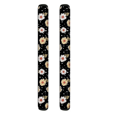 TOADDMOS Potlač sedmokrásky Dvojdverová chladnička Kryt rukoväte chladničky Rukavice na kľučku dverí rúry Ochranné kryty na kľučky dverí Bytové dekorácie