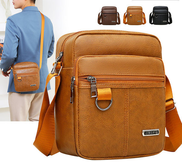 Geanta de umar barbati din piele ecologica