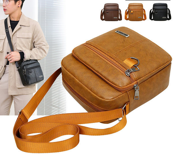 Geanta de umar barbati din piele ecologica