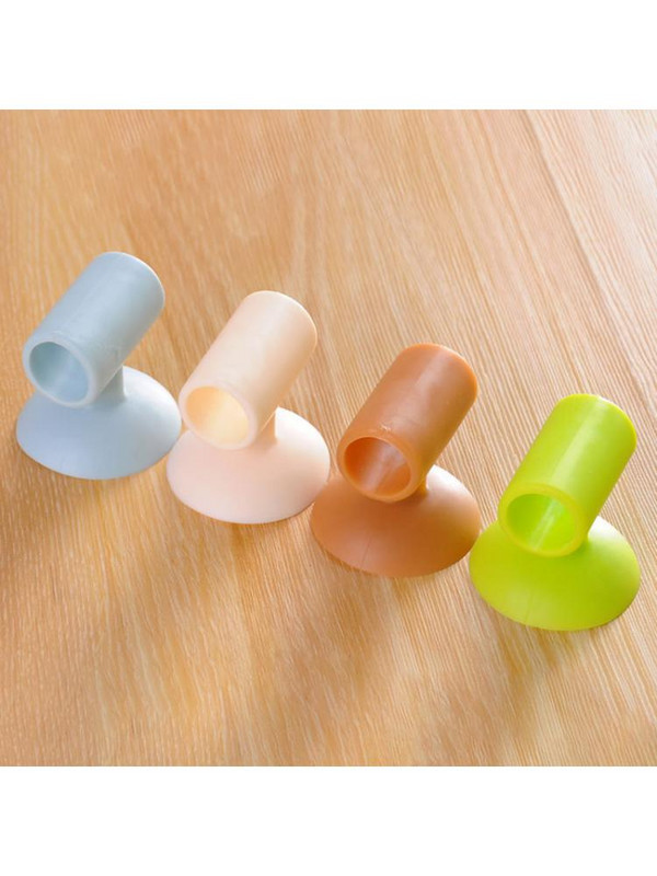 3 τμχ Νέα λαβή πόρτας, μαξιλαράκι σύγκρουσης, λαστιχένιο πόμολο πόρτας Κλείδωμα προφυλακτήρα προστατευτικό πώμα σίγασης σιγαστήρα Φτερά πόρτας Προστατευτικό τοίχου κατά των ατυχημάτων