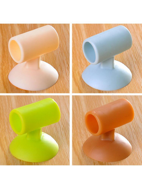 3 τμχ Νέα λαβή πόρτας, μαξιλαράκι σύγκρουσης, λαστιχένιο πόμολο πόρτας Κλείδωμα προφυλακτήρα προστατευτικό πώμα σίγασης σιγαστήρα Φτερά πόρτας Προστατευτικό τοίχου κατά των ατυχημάτων