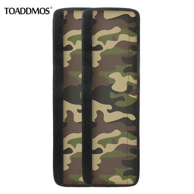 TOADDMOS Army Green Gamouflage Kryt kľučky dverí kuchynských spotrebičov a chladničky, bytové doplnky, chránič kľučky dverí chladničky