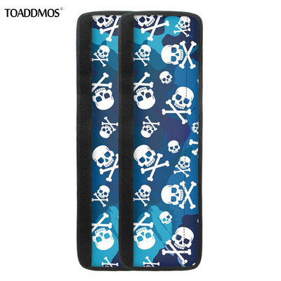 TOADDMOS Cool Skull Pattern Köögiseadmed Külmiku käepideme kattepadi Külmkapi uksenupu kaitsja Maja tarvikud