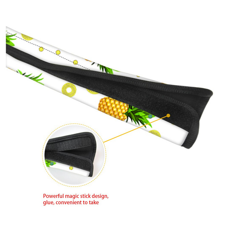 TOADDMOS Desene Animat Pâine Sushi Imprimare Decor Bucătărie Frigider Ușă Mâner Cap Pad Frigider Ușă Buton Protector Accesorii pentru Casă