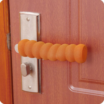 Подложка против сблъсък на задната врата стая дръжка на вратата ръкавица защитна втулка спирала дръжка на вратата втулка против сблъсък