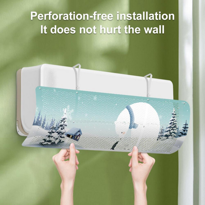 Nastaviteľný kryt klimatizácie, deflektor vetra, čelné sklo, nástroje pre klimatizáciu, vzduchový deflektor, príslušenstvo do domácej kancelárie, nové