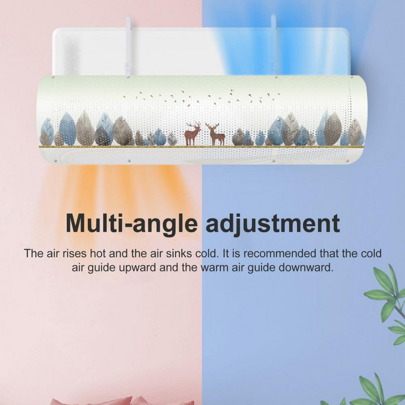 Nastaviteľný kryt klimatizácie, deflektor vetra, čelné sklo, nástroje pre klimatizáciu, vzduchový deflektor, príslušenstvo do domácej kancelárie, nové