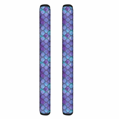 TOADDMOS 2 ks Kryt kľučky dverí chladničky s potlačou morskej panny, protišmyková ochrana pre rukoväť chladničky a rúry do umývačky riadu