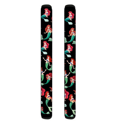 TOADDMOS 2 ks Kryt kľučky dverí chladničky s potlačou morskej panny, protišmyková ochrana pre rukoväť chladničky a rúry do umývačky riadu