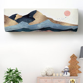 Elastična navlaka za klima-uređaj Zidna navlaka za klimu za prašinu Rastezljiva zaštita za uređenje dnevne sobe