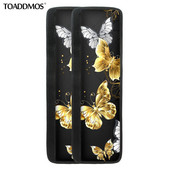 TOADDMOS Luxusná potlač motýľov Kryt rukoväte chladničky s potlačou motýľov Ochranná podložka na kľučku dverí chladničky Kuchynské spotrebiče Doplnky do domácnosti