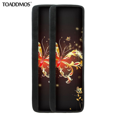 TOADDMOS Luxusná potlač motýľov Kryt rukoväte chladničky s potlačou motýľov Ochranná podložka na kľučku dverí chladničky Kuchynské spotrebiče Doplnky do domácnosti