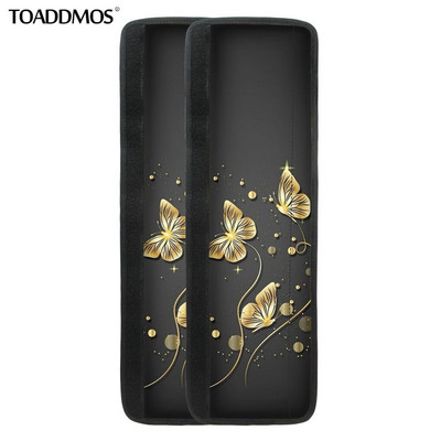 TOADDMOS Luxusná potlač motýľov Kryt rukoväte chladničky s potlačou motýľov Ochranná podložka na kľučku dverí chladničky Kuchynské spotrebiče Doplnky do domácnosti