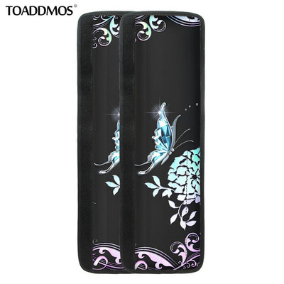 TOADDMOS Luxusná potlač motýľov Kryt rukoväte chladničky s potlačou motýľov Ochranná podložka na kľučku dverí chladničky Kuchynské spotrebiče Doplnky do domácnosti