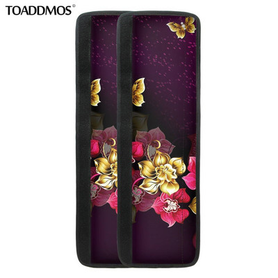 TOADDMOS Luxusná potlač motýľov Kryt rukoväte chladničky s potlačou motýľov Ochranná podložka na kľučku dverí chladničky Kuchynské spotrebiče Doplnky do domácnosti