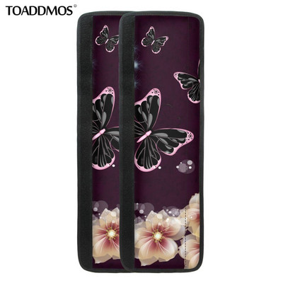 TOADDMOS Luxusná potlač motýľov Kryt rukoväte chladničky s potlačou motýľov Ochranná podložka na kľučku dverí chladničky Kuchynské spotrebiče Doplnky do domácnosti