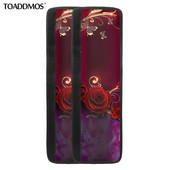 TOADDMOS Láska ružový vzor Protišmykový kryt rukoväte dverí chladničky Chránič gombíka dverí chladničky Kuchynské spotrebiče Domáce doplnky