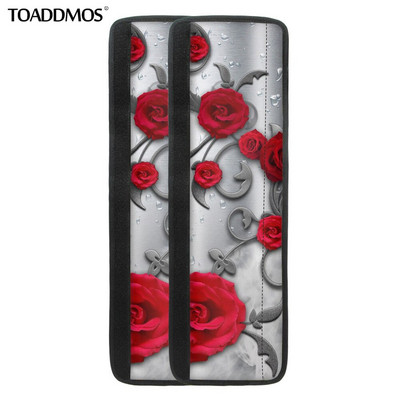 TOADDMOS Láska ružový vzor Protišmykový kryt rukoväte dverí chladničky Chránič gombíka dverí chladničky Kuchynské spotrebiče Domáce doplnky