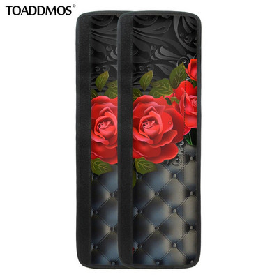 TOADDMOS Láska ružový vzor Protišmykový kryt rukoväte dverí chladničky Chránič gombíka dverí chladničky Kuchynské spotrebiče Domáce doplnky