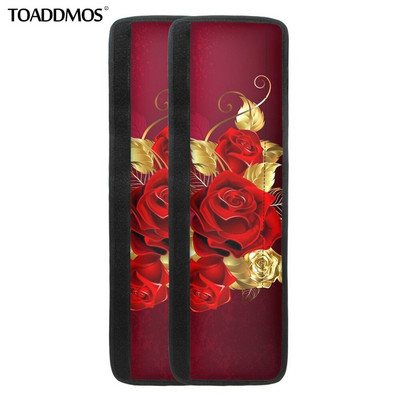 TOADDMOS Luxusná potlač lásky a ruží Kryt na kľučku dverí chladničky Chránič gombíka dverí chladničky Kuchynské spotrebiče Domáce doplnky