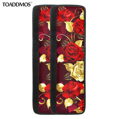 TOADDMOS Luxusná potlač lásky a ruží Kryt na kľučku dverí chladničky Chránič gombíka dverí chladničky Kuchynské spotrebiče Domáce doplnky