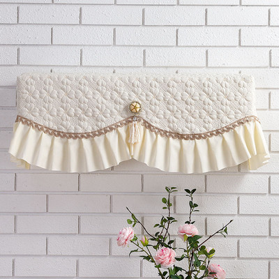 Závesné kryty klimatizácie, prachotesné ochranné kryty proti priamemu fúkaniu, čipkované kryty na klimatizáciu, dekorácie do spálne