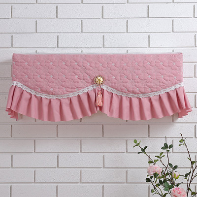 Závesné kryty klimatizácie, prachotesné ochranné kryty proti priamemu fúkaniu, čipkované kryty na klimatizáciu, dekorácie do spálne