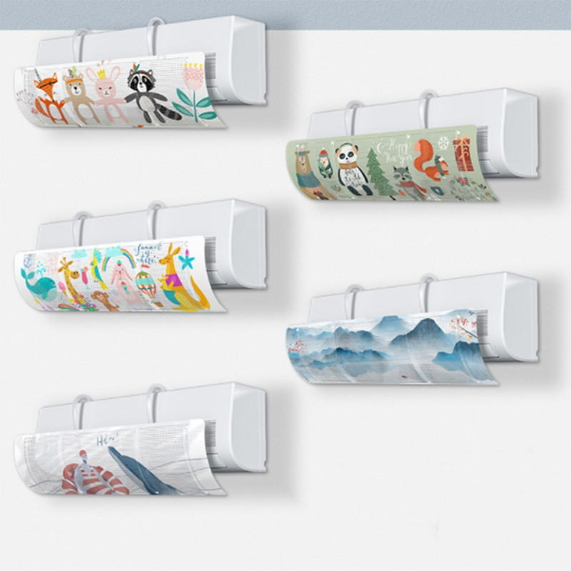 Nastaviteľný kryt klimatizácie, deflektor vetra, čelné sklo, nástroje pre klimatizáciu, vzduchový deflektor, príslušenstvo do domácej kancelárie