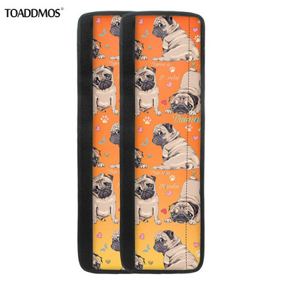 TOADDMOS Сладък модел куче мопс Капак на дръжката на вратата на хладилника Протектор на хладилника Протектор на дръжката на вратата Аксесоари за домашна кухня