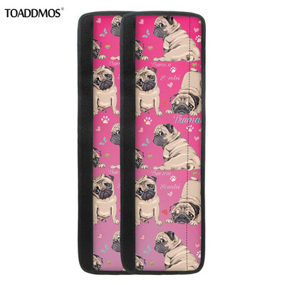 TOADDMOS Сладък модел куче мопс Капак на дръжката на вратата на хладилника Протектор на хладилника Протектор на дръжката на вратата Аксесоари за домашна кухня