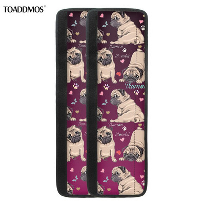 TOADDMOS Сладък модел куче мопс Капак на дръжката на вратата на хладилника Протектор на хладилника Протектор на дръжката на вратата Аксесоари за домашна кухня