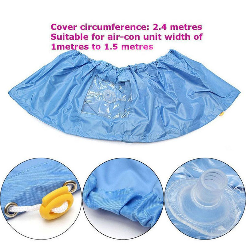 Umývanie krytu klimatizácie Čistenie nástennej klimatizácie Ochranný kryt proti prachu Čistenie sťahovacieho pásu Dropshipping